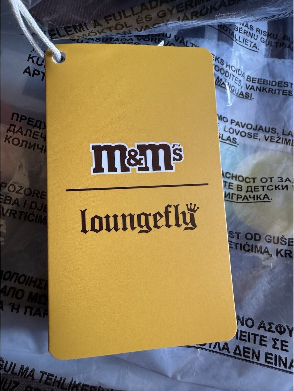 M&M Loungefly Large Canvas Tote NWT